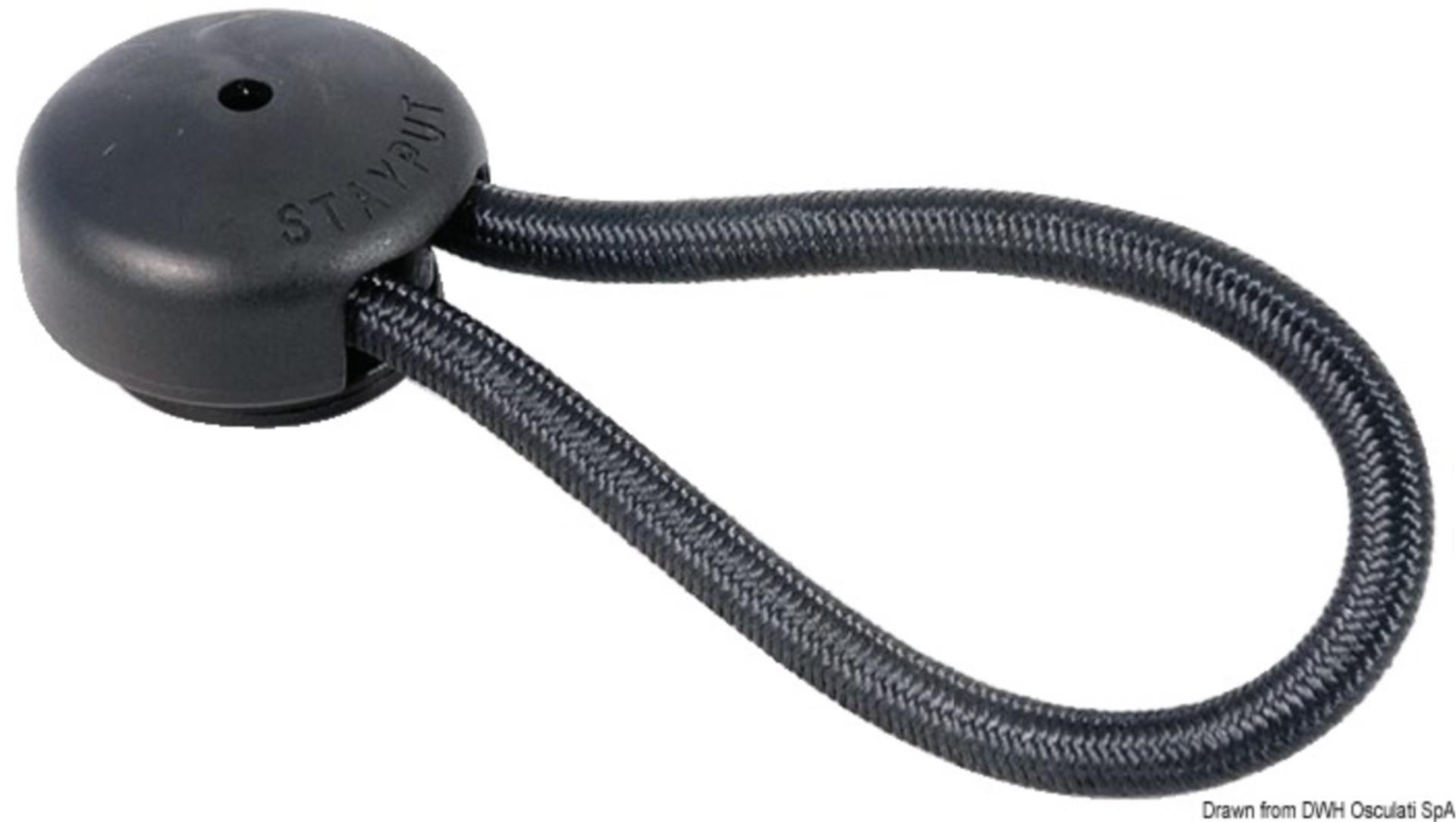 Elastischer Halter, 80 mm (5 er Pack), schwarz