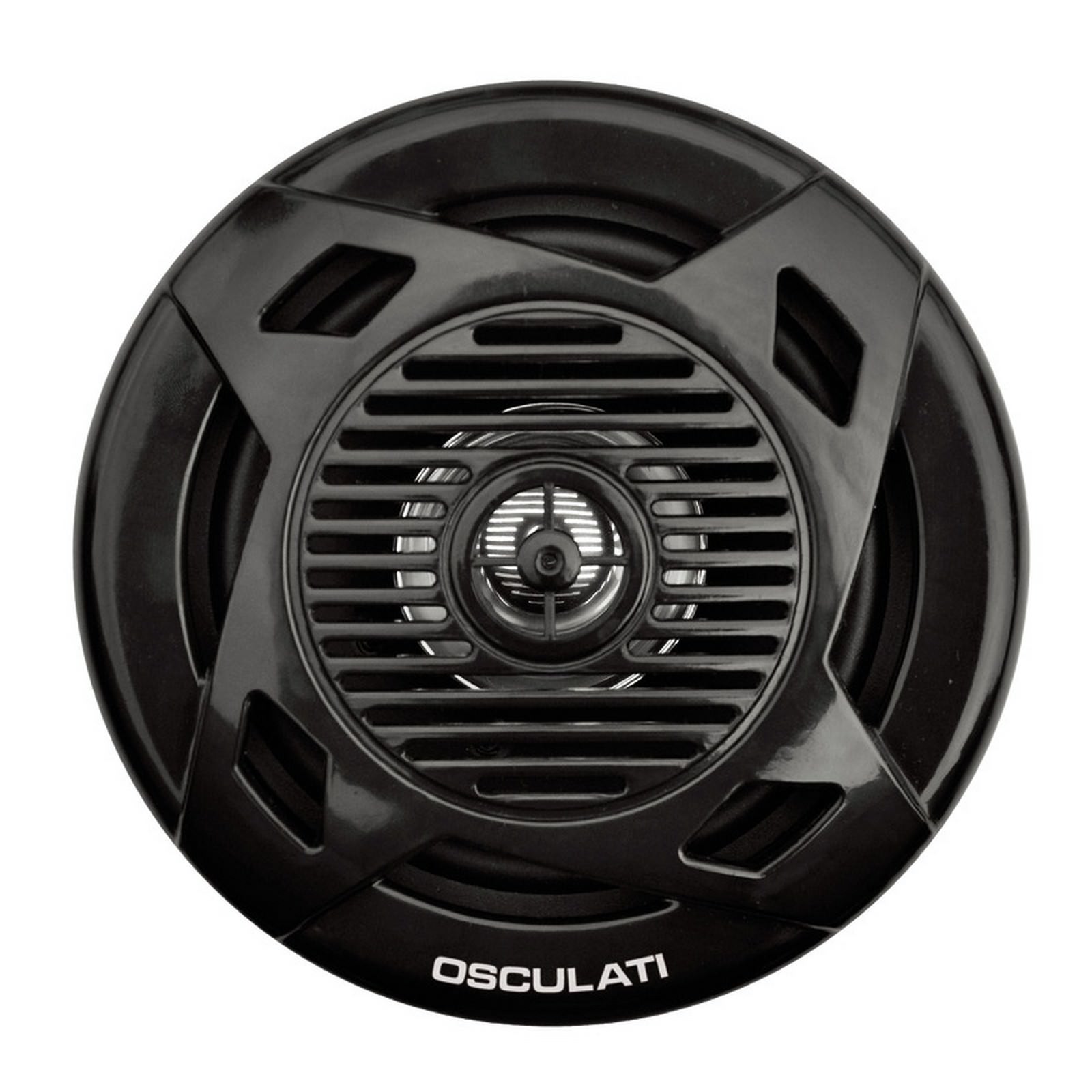 Osculati Lautsprecher 2-Wege Schwarz 2 x 20 Watt, 104 mmØ (Paar)