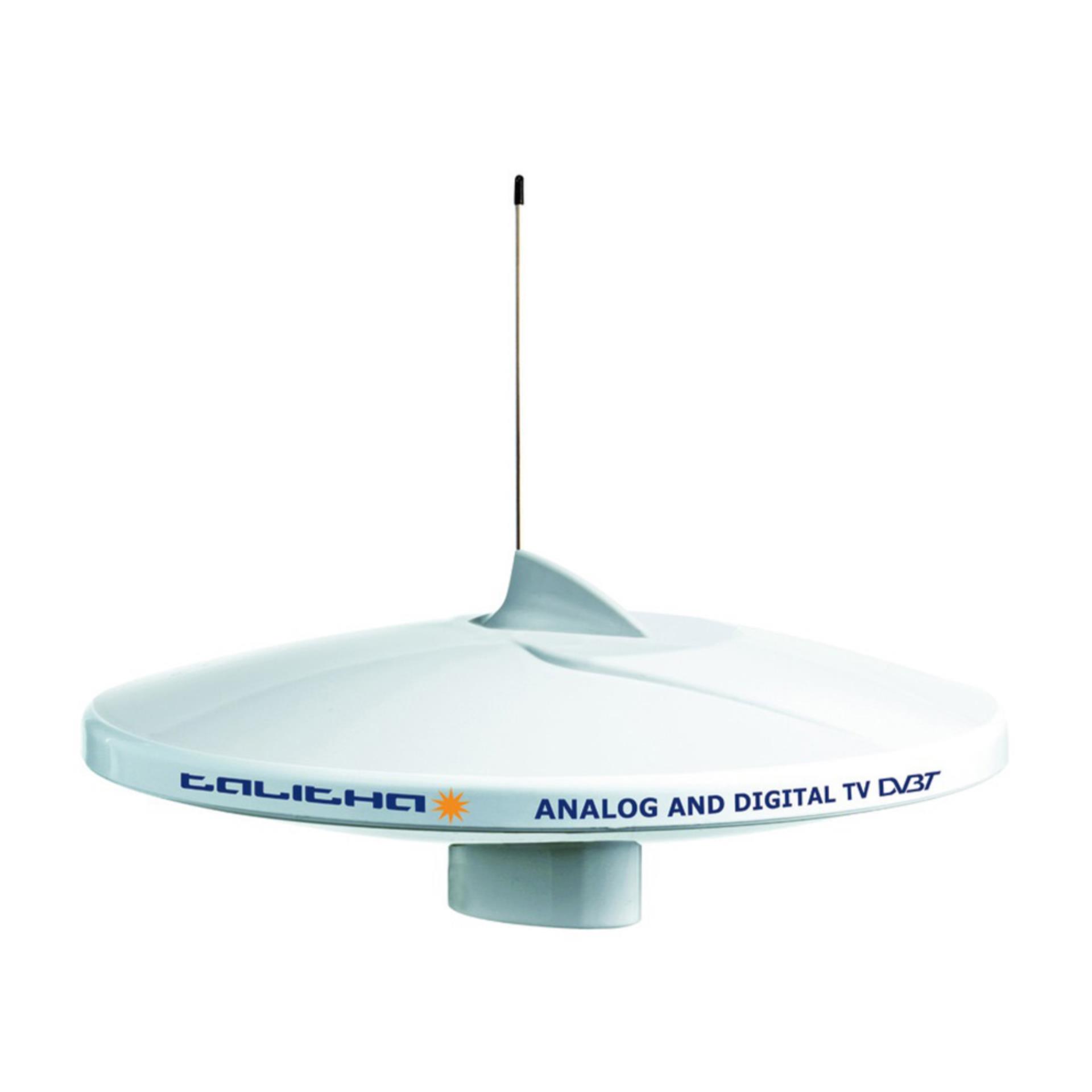 Glomex TV Antenne Talitha V9125 AGCU / DAB20, Weiss