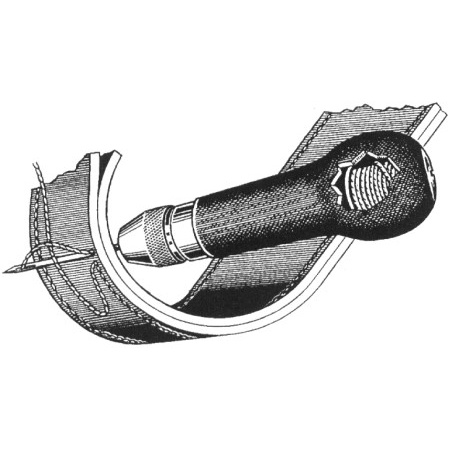 Speedy Stitcher Feines, gewachstes Polyestergarn 1,4 mmØ, Natur  (ca. 160 Meter)