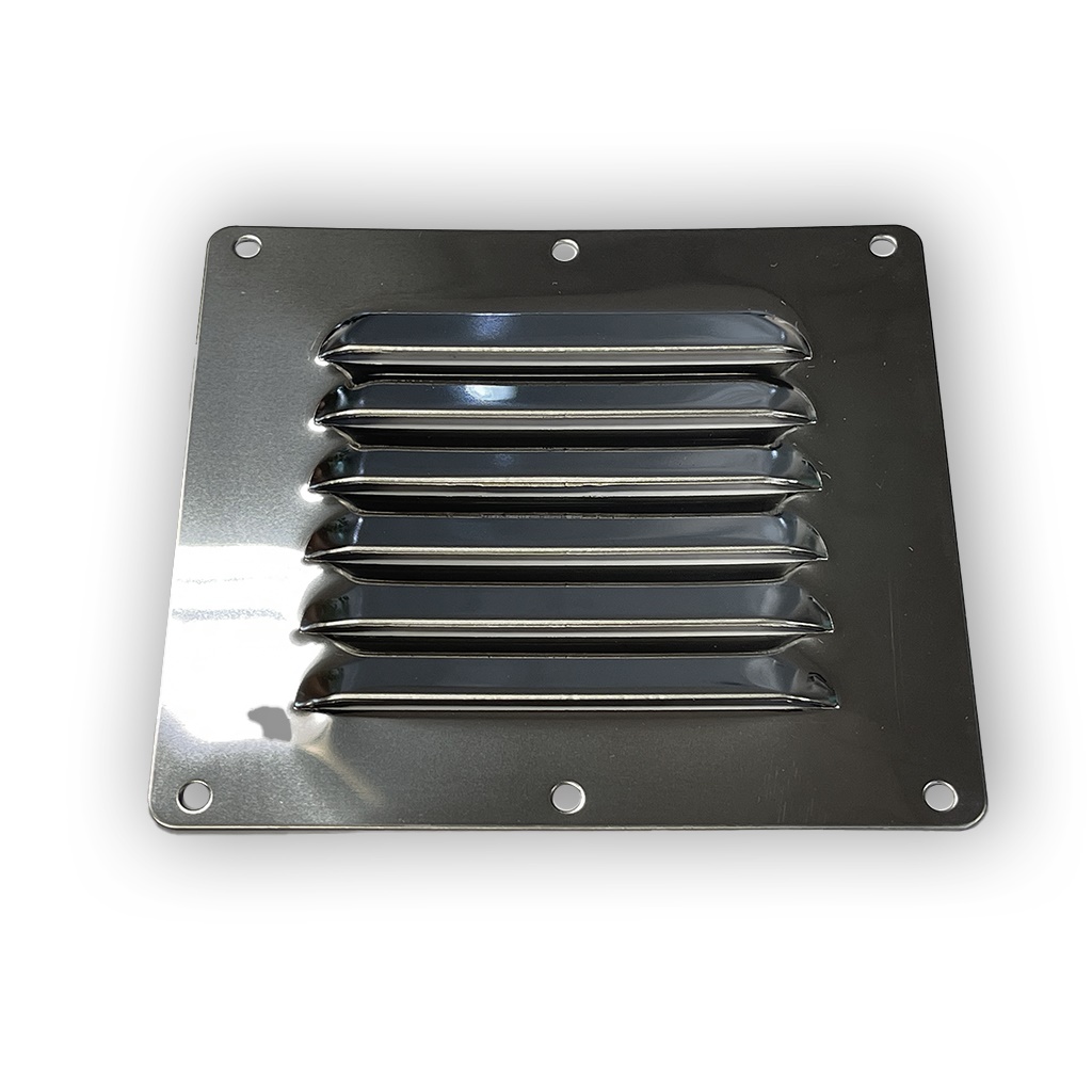 Osculati Lamellenlüfter Edelstahl, 115 x 127 mm