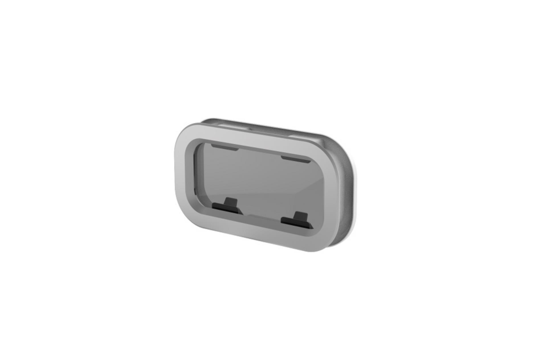 Lewmar Portlight Typ 0, fest, 176 x 323 mm, weiß