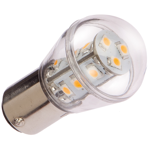 NauticLED BA15S 10-35VDC 1,6W D=25mm L=48mm