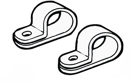 Osculati Kunststoffschellen 25,4 mm (10 Stück)