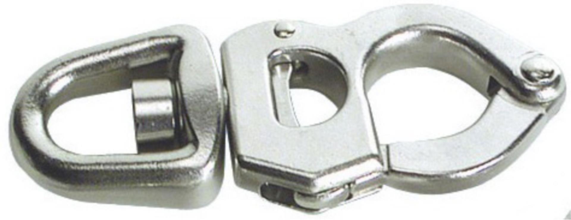 Schnappschäkel, Länge 105 mm, A = 21 mmØ, B = 14 mmØ 