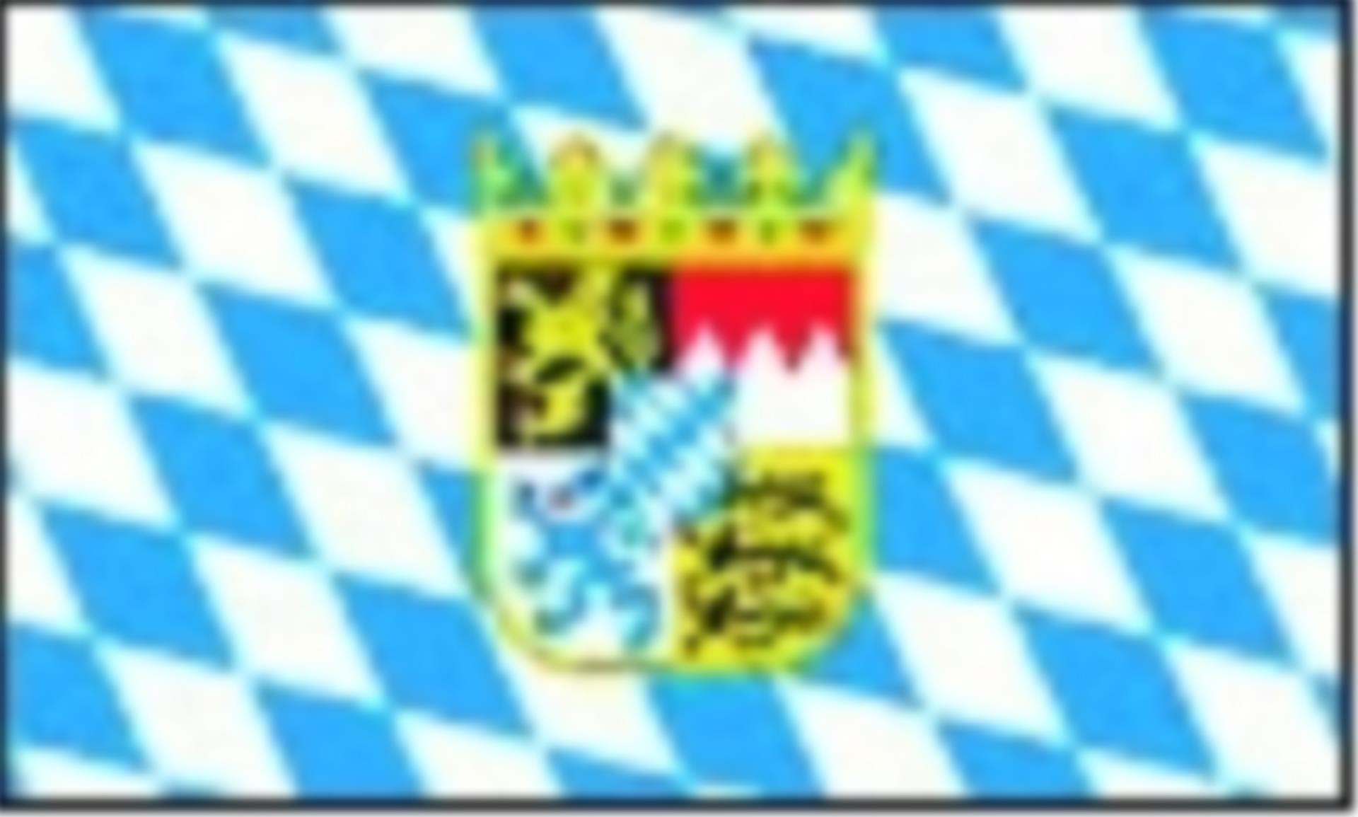Flagge Bayern, 30 x 45 cm