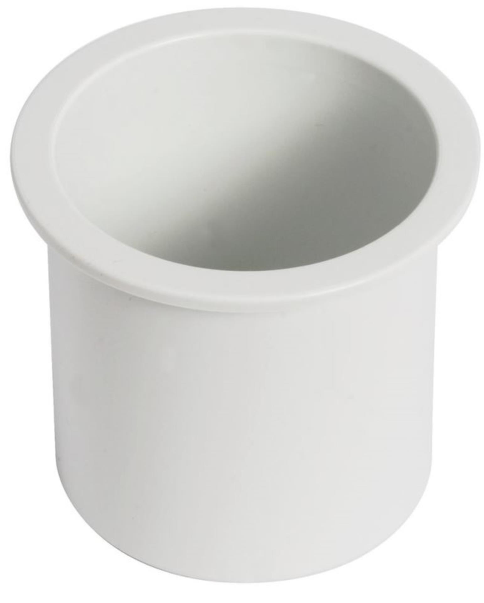 Osculati Glas- & Dosenhalter Kunststoff weiss, 86 mmØ