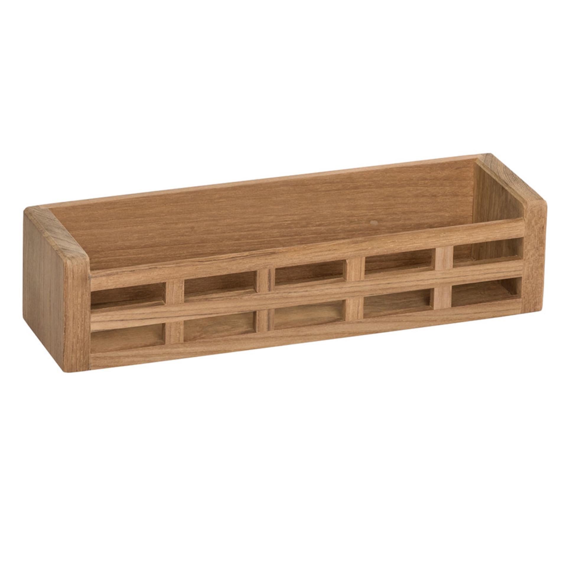 ARC Marine Teak Wandrack 30 x 7 x 8,5 cm