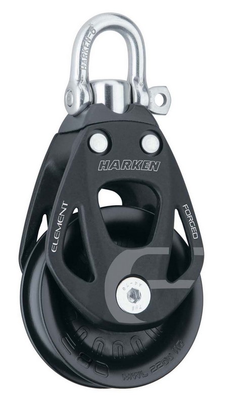 Harken Element Block 80 mm, Einfach Wirbel  