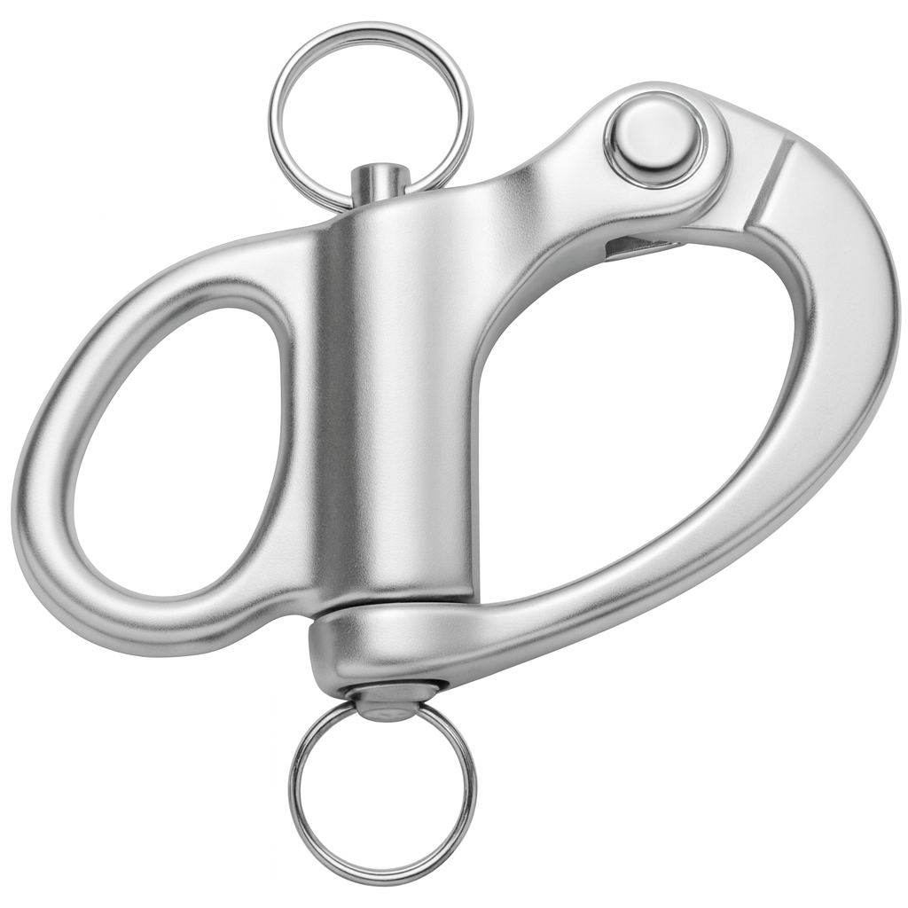 Osculati Schnappschäkel Edelstahl fest, 66 mm
