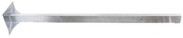 Osculati Haltestange 1600 mm für Rettungsringhalter