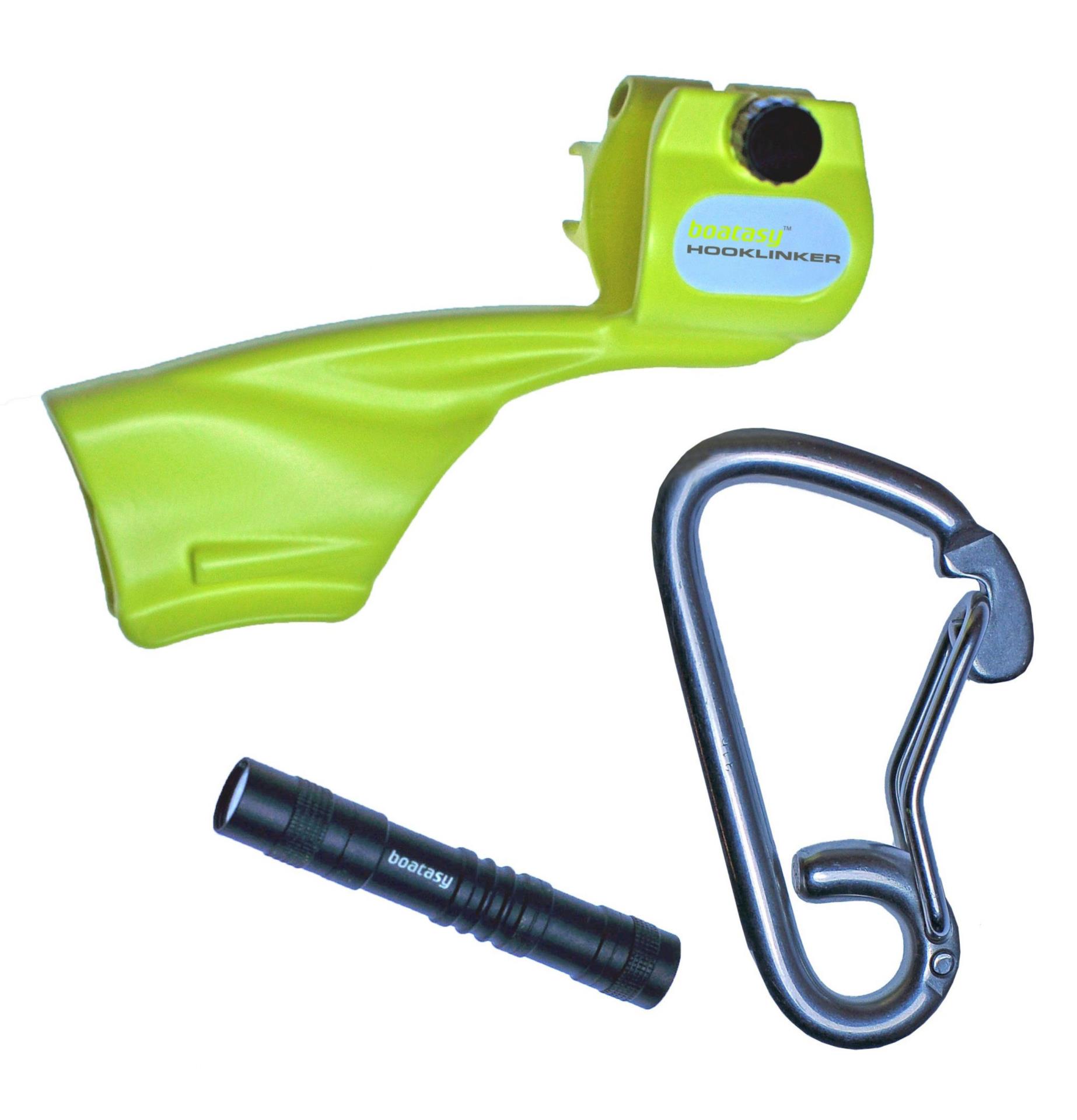 Ghook Linker mit Karabiner und Taschenlampe