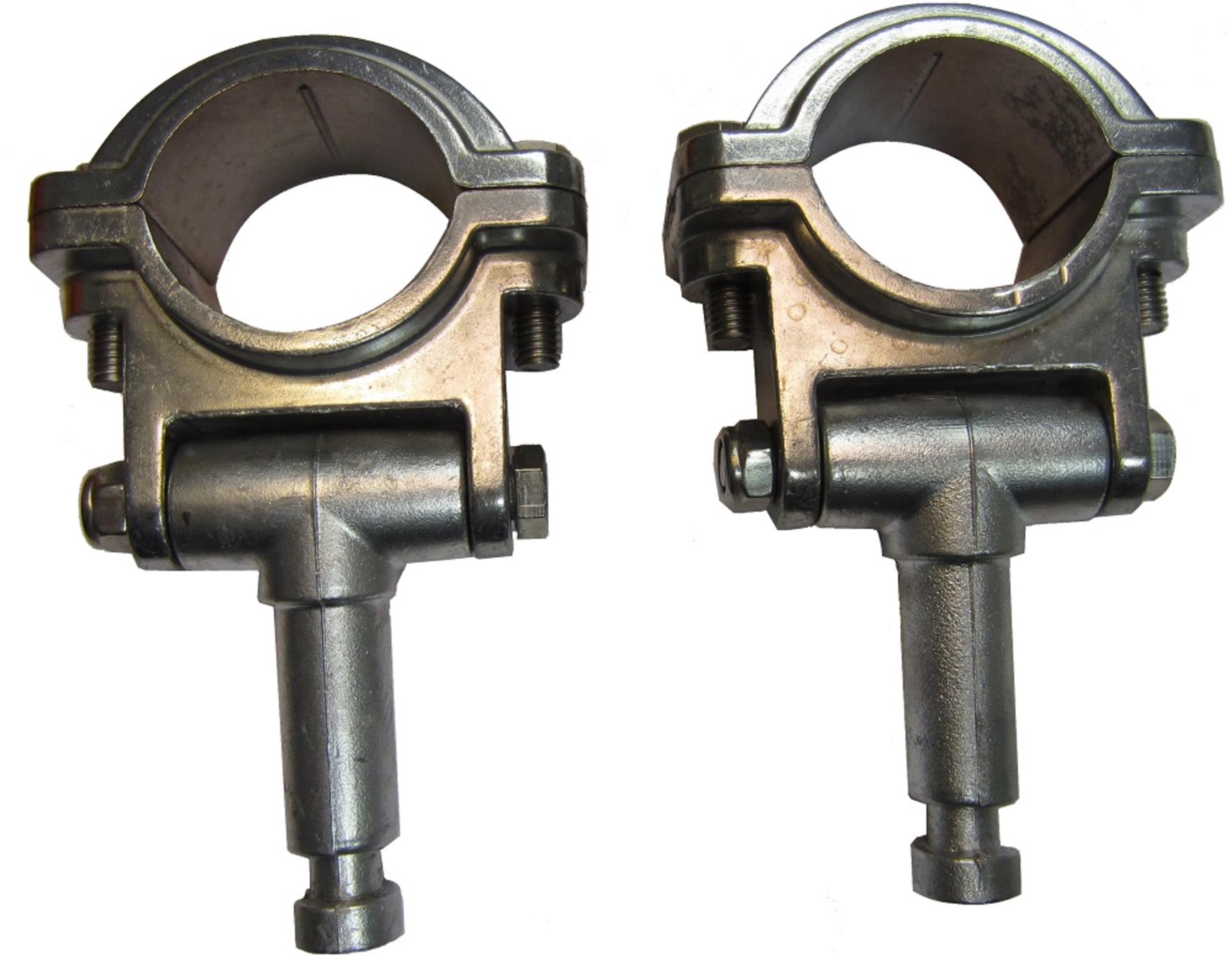 Terhi Gelenkdollen mit Riemensicherung Alu, Stück