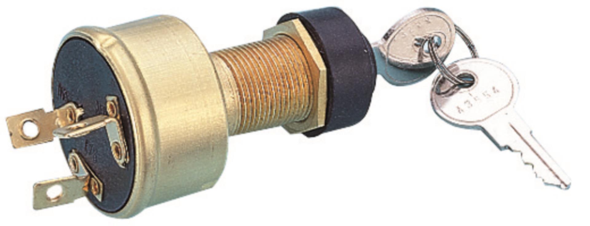 Osculati Zündschloß Messing, 3 Positionen (Innenborder)