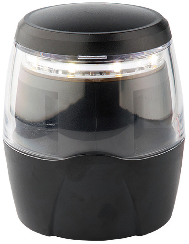 Osculati Sphera IV LED-Topplicht 360°, schwarz