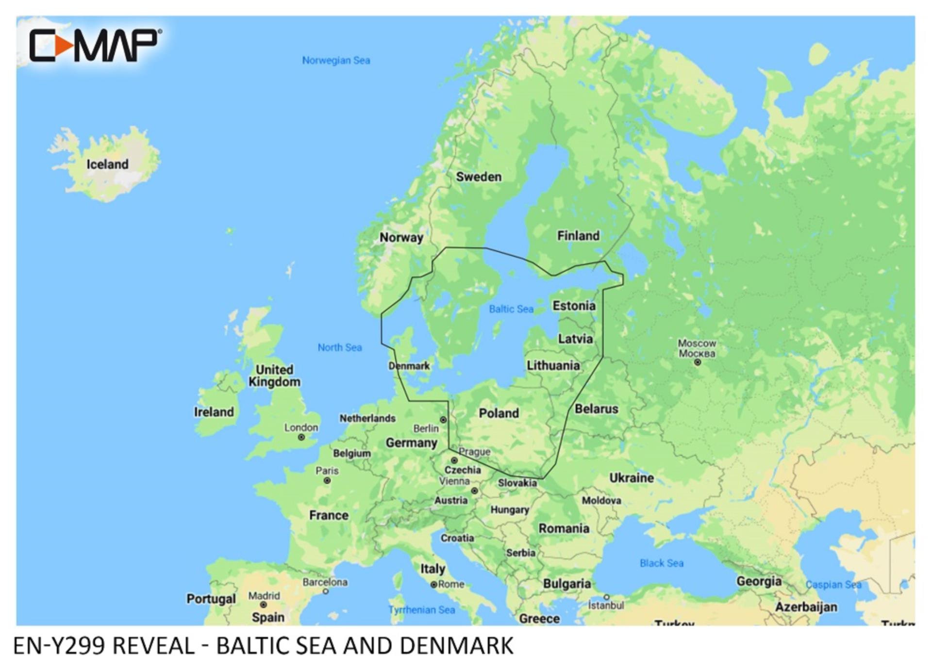 C-MAP Reveal L Baltic Sea