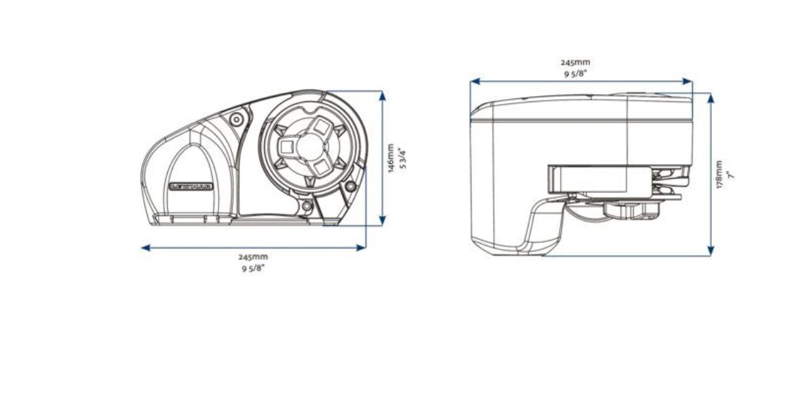 Lewmar Pro Fish 700 Freefall 500 W Lewmar Pro Fish 700 Freefall 500 W
