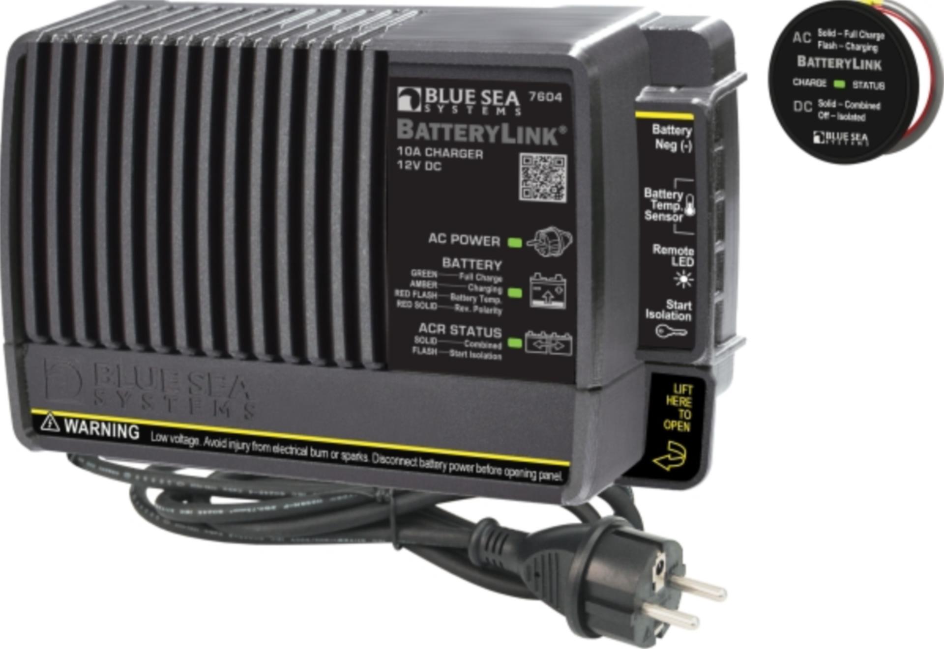 Blue Sea Batterieladegerät 10A für 
2 Batt.