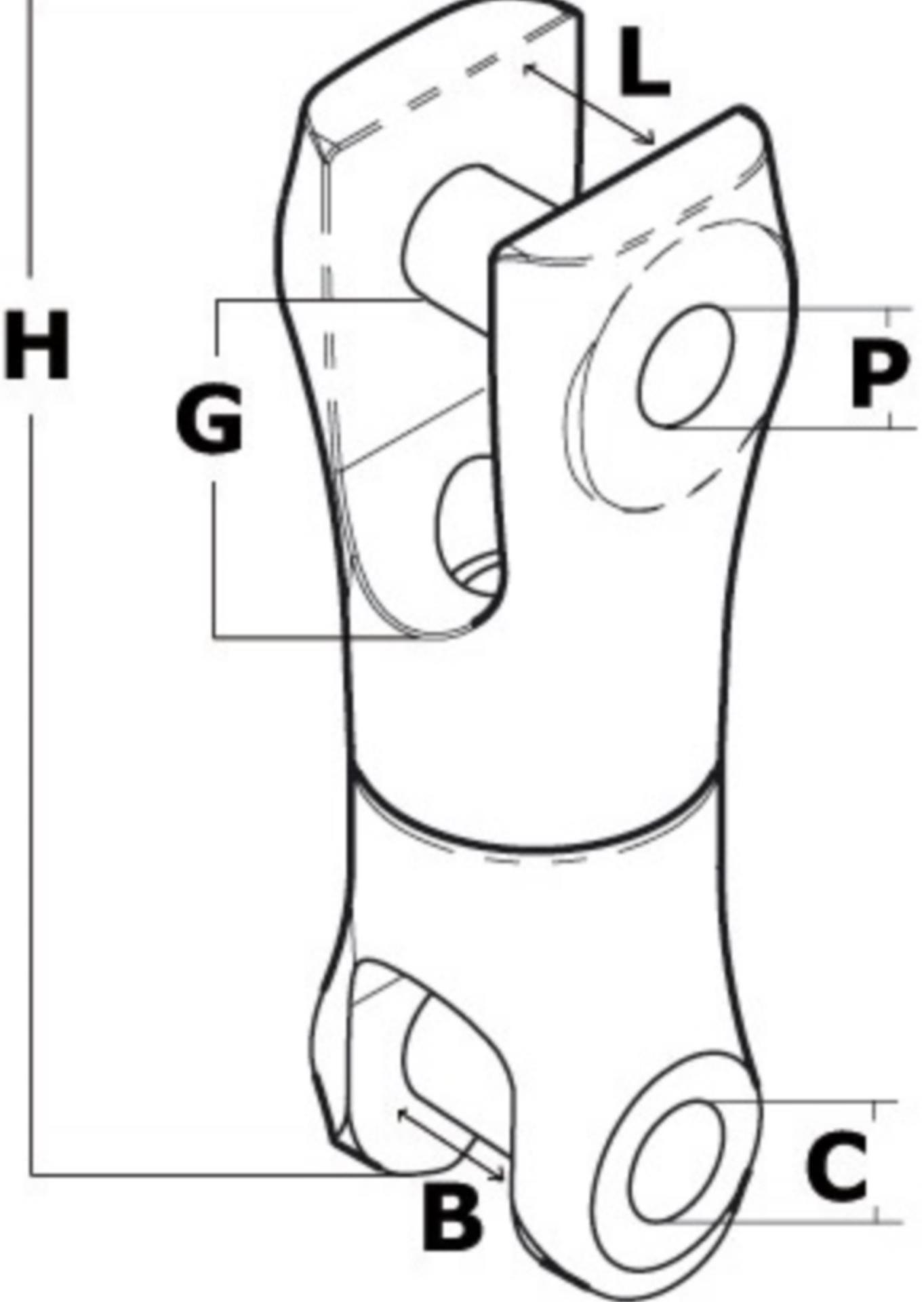 Osculati Ankerkettenverbindung drehbar, 8 mmØ Osculati Ankerkettenverbindung drehbar, 8 mmØ