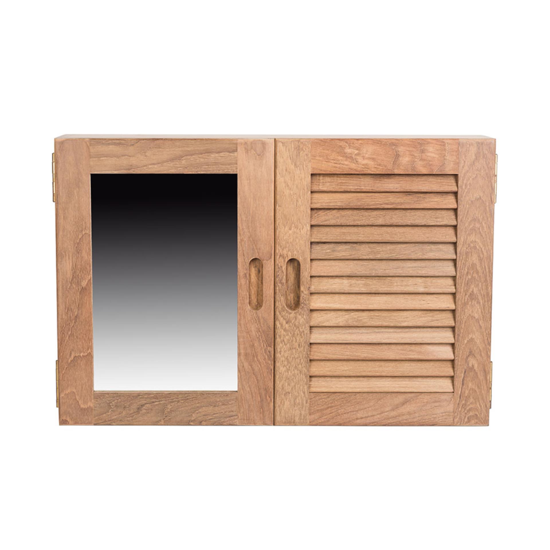 ARC Marine Schränkchen mit Jalousie/Spiegeltür