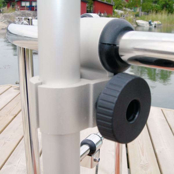 NOA Drehbarer Mast für Solarmodule, 30 mm x 1800 mm, Montage an Reling NOA Drehbarer Mast für Solarmodule, 30 mm x 1800 mm, Montage an Reling