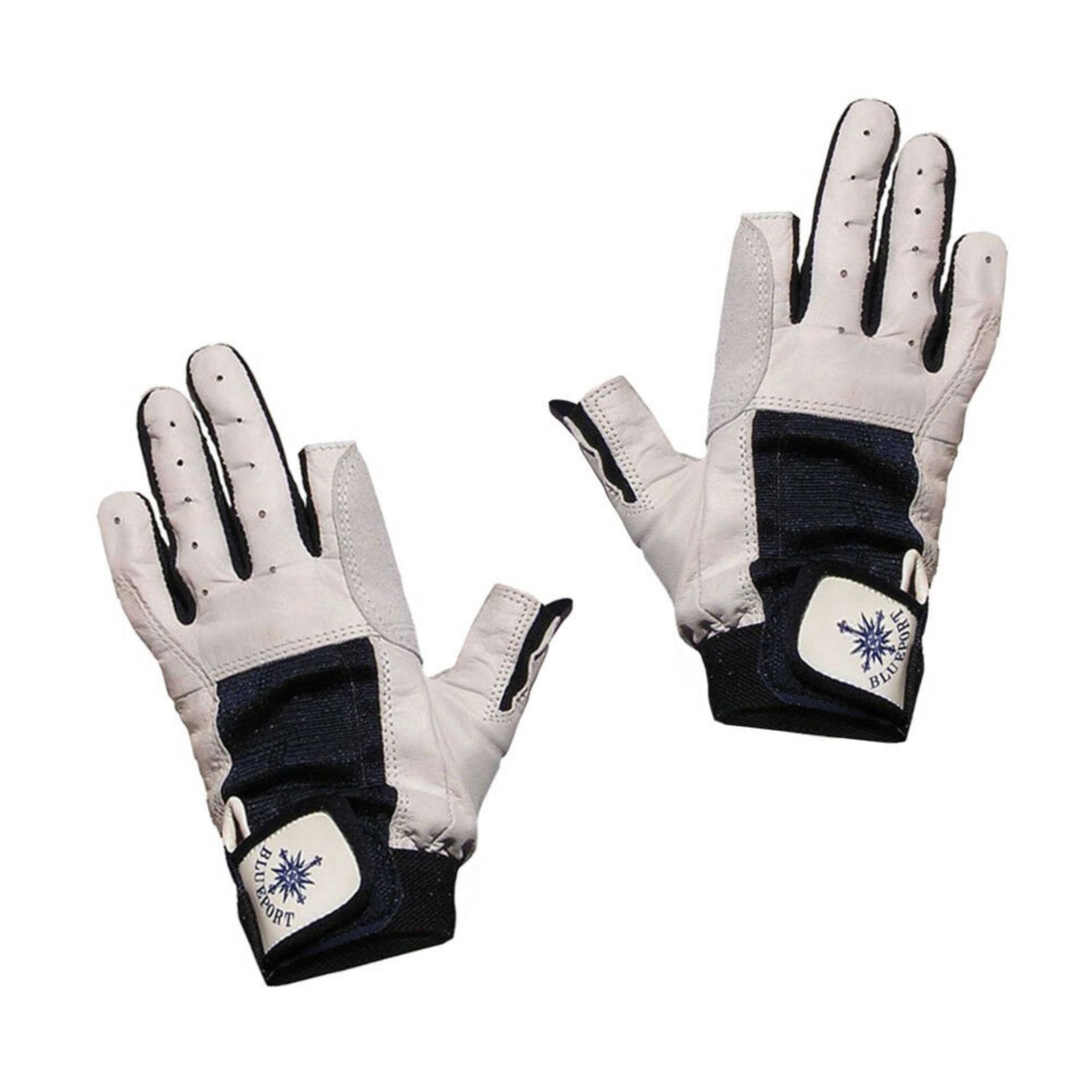 BluePort Lederhandschuh, L (zwei Finger geschnitten)