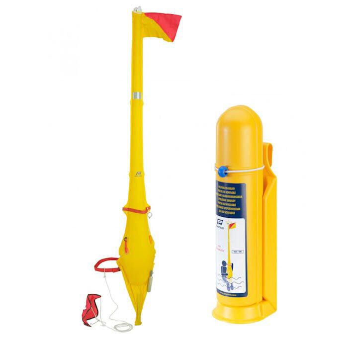 Plastimo Aufblasbare IOR-Makierungsboje, gelber Behälter Plastimo Aufblasbare IOR-Makierungsboje, gelber Behälter