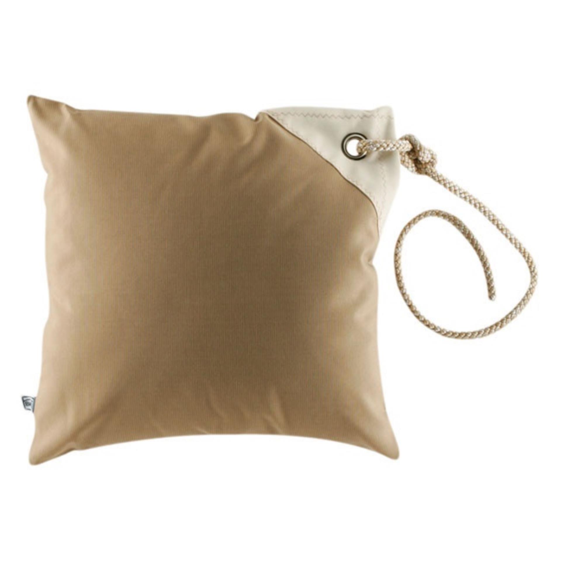 Marine Buisness Kissen wasserfest beige, 40 x 40 cm (Set aus Kissen und Bezug)