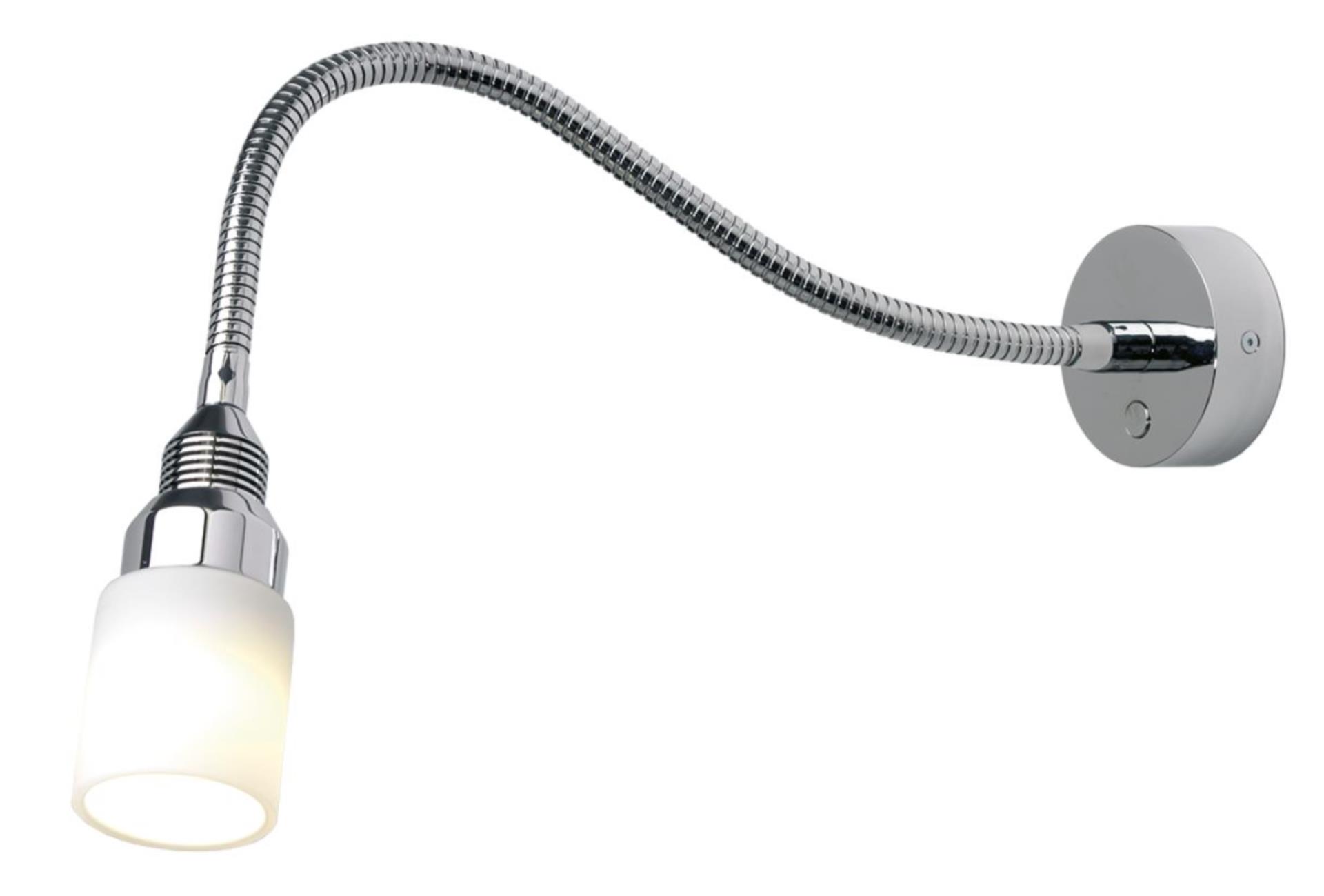 Prebit Leseleuchte Flex 04 500mm chrome glanz / USB-C LADER