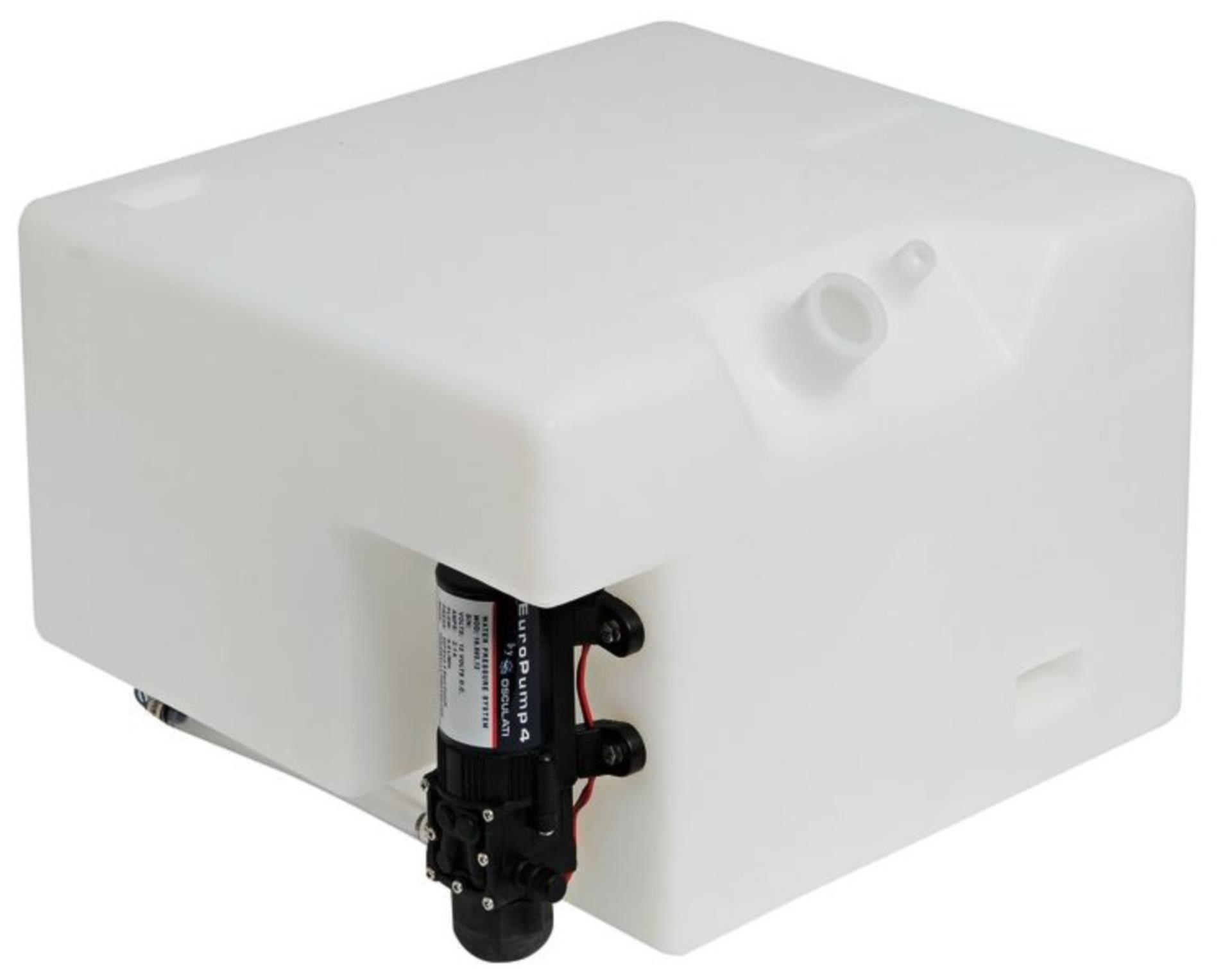 Osculati Wassertank 49 Liter (600 x 260 x 340 mm) mit Pumpe 3,8 ltr.