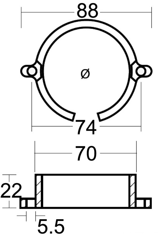 Osculati Zinanode Ring, Mercruiser Bravo I