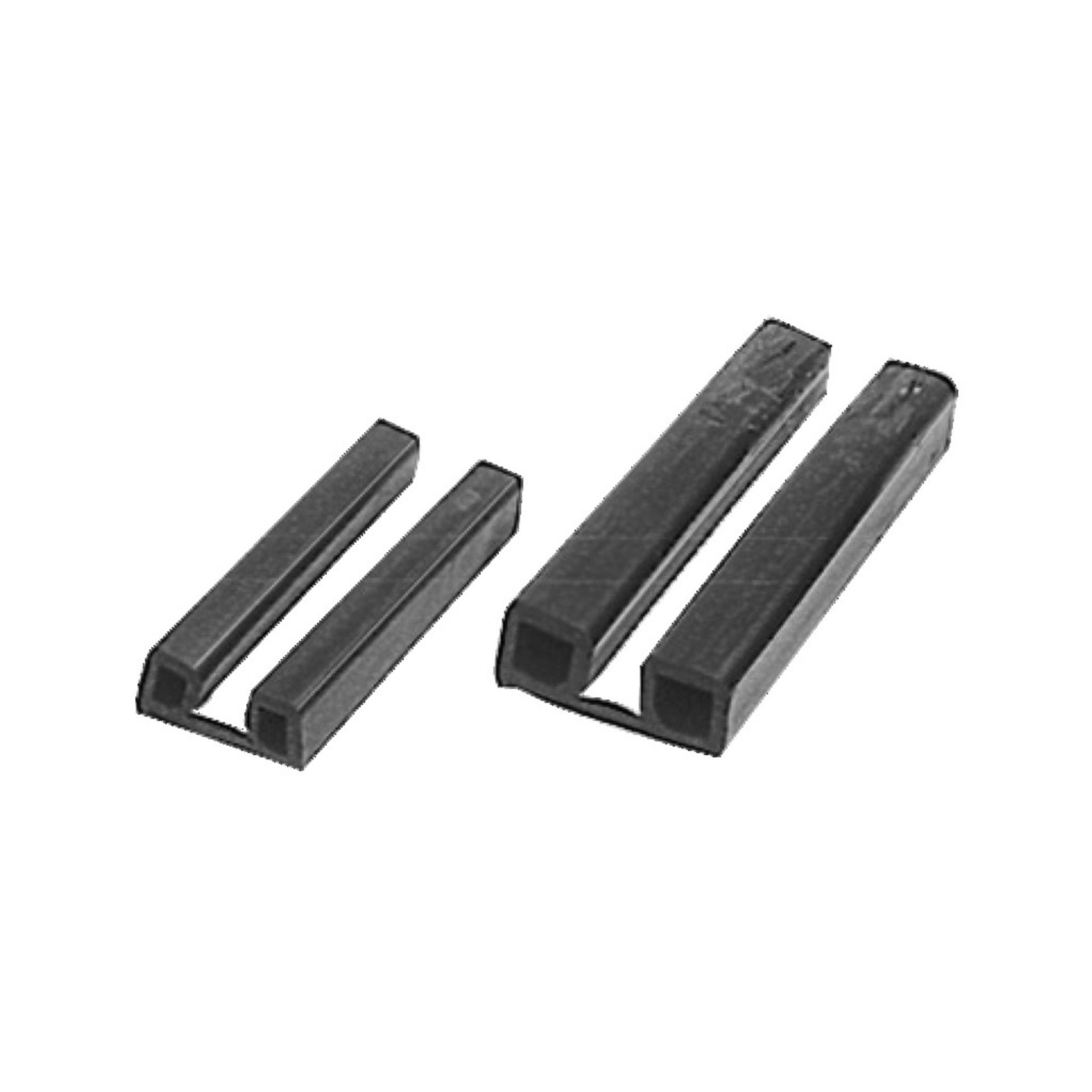 Osculati PVC-Scheuerleiste, 12 Meter, schwarz (45 x18)