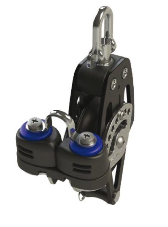 Lewmar HTX Block 50er Ø 1-Scheibig HF + Klemme 10 mm