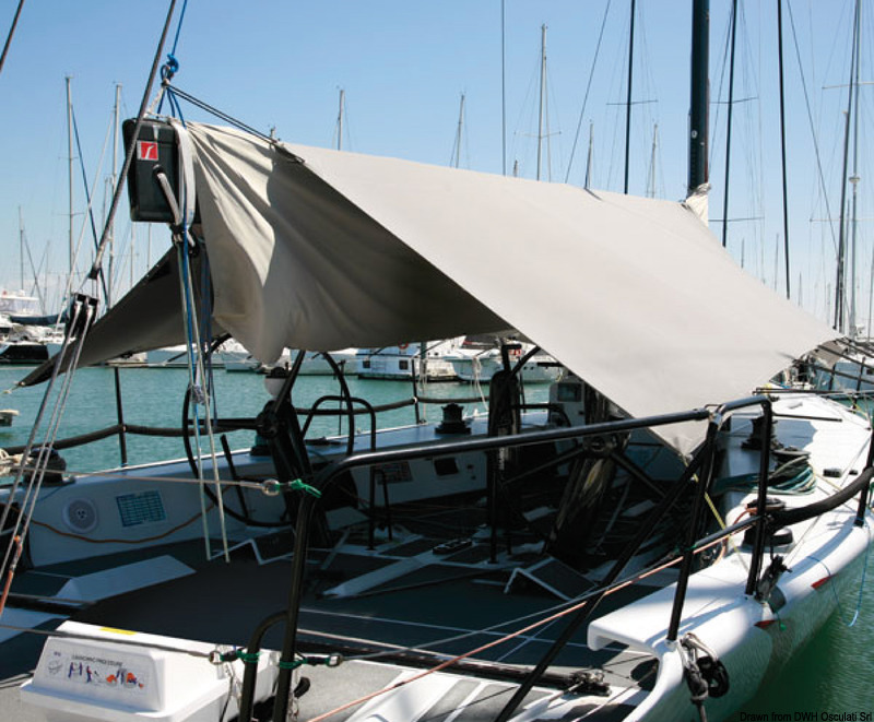 Oceansouth Sonnensegel, L. 2,5 x B. 2,4 Meter (Grau)