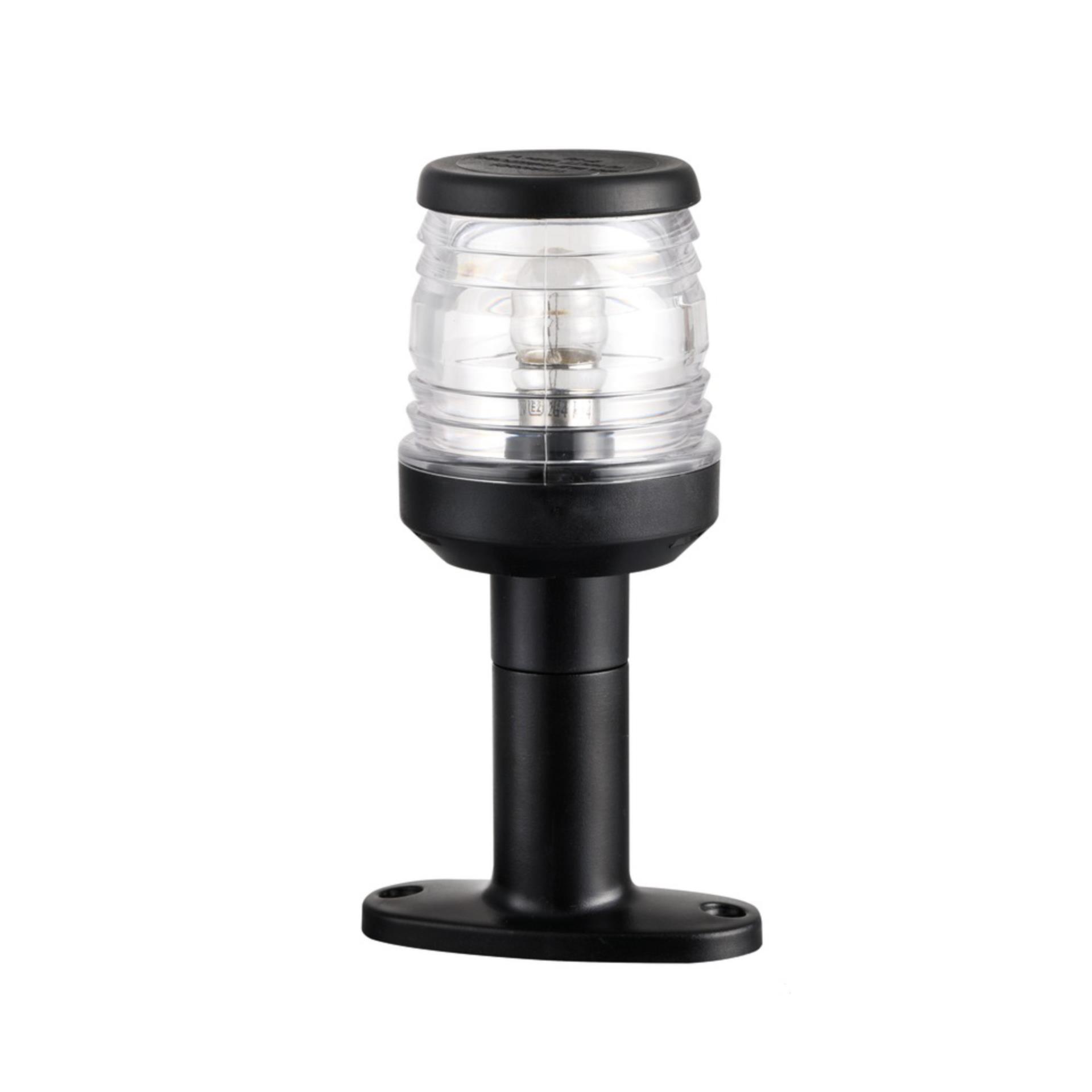 Osculati Lampenmast kurz schwarz, Standard 74 mm