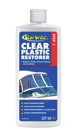 Starbrite Star Brite Clear Polish Kunststofffenster Reiniger 0,237l, Step 1