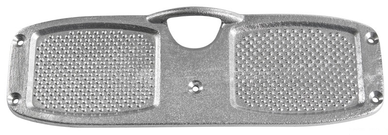 Osculati Druckplatte Aluminium ab 10 PS, 316 x 100 mm