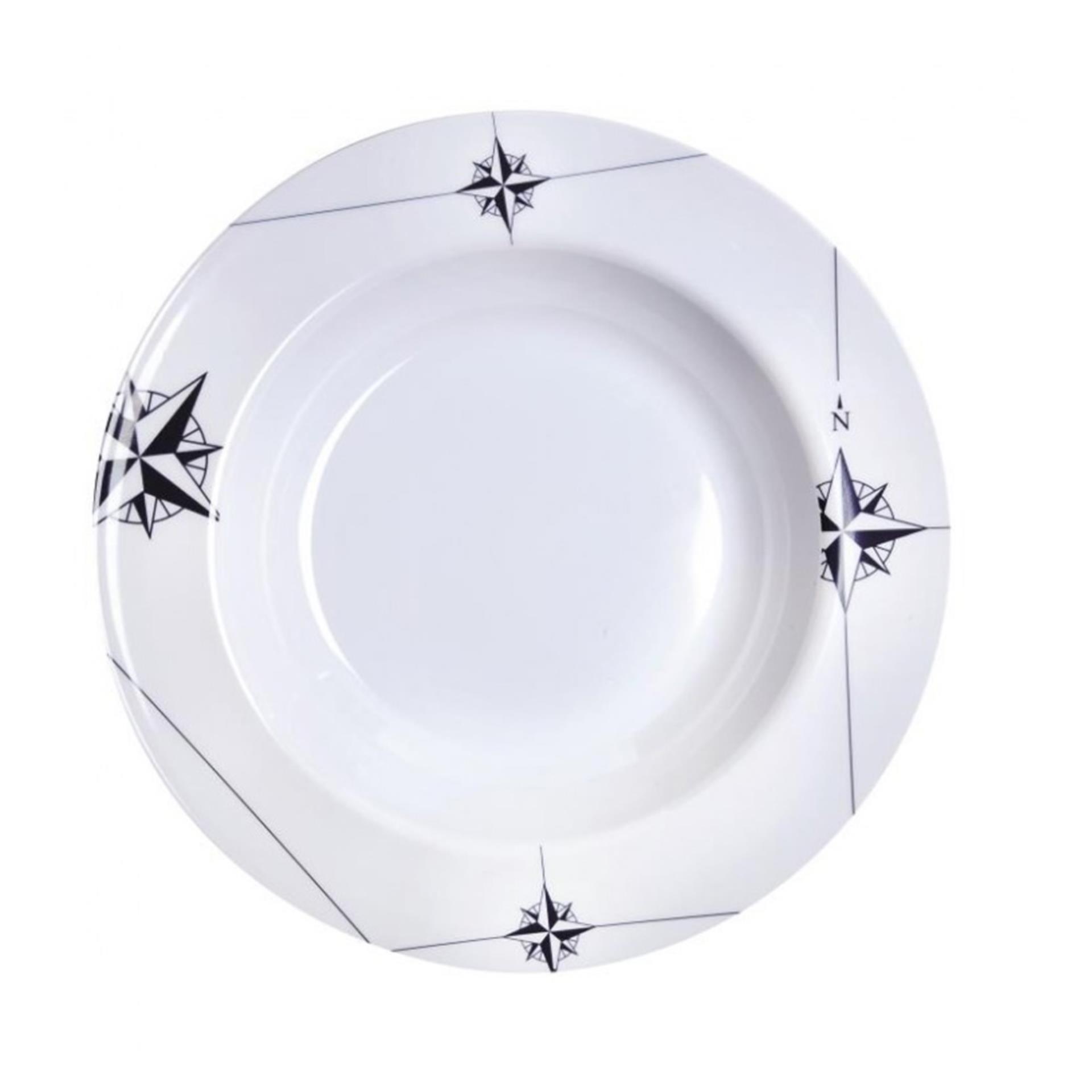 Marine Buisness Marine Business Nordwind Antirutsch tiefer Teller 6er Set