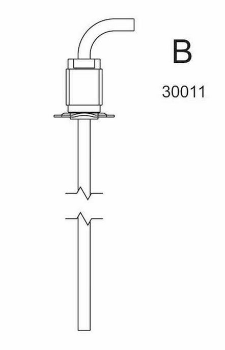 Wallas Tankanschluß inkl. Steigrohr