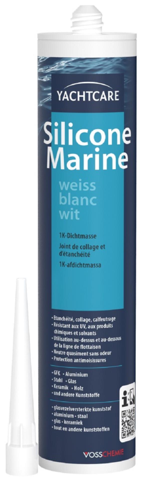 Yachtcare Silicone Marine Kartusche weiß, 310 ml