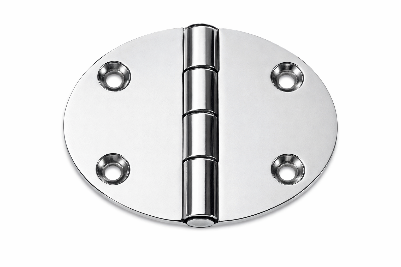 Osculati Edelstahl Schanier, oval 48 x 67 mm