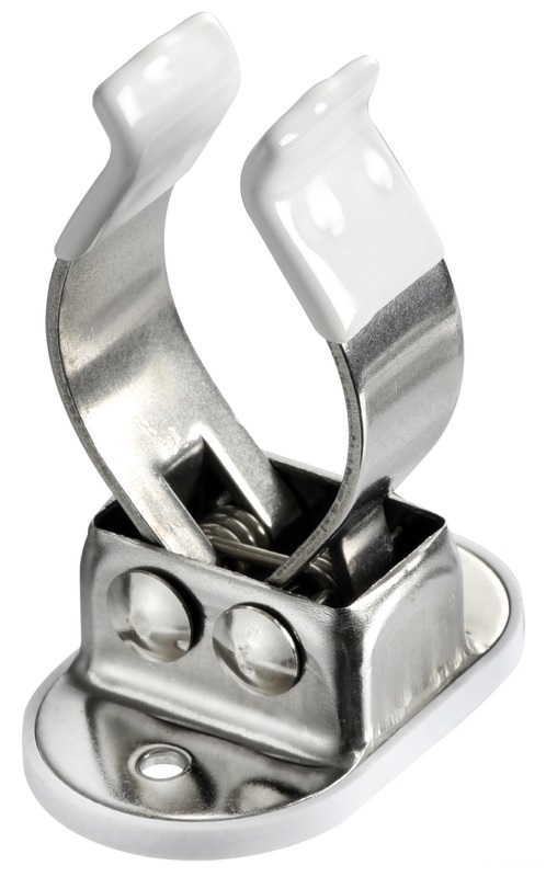 Osculati Bootshakenhalter Edelstahl, 30 - 35 mm