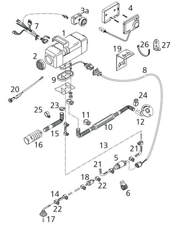 Webasto Air Top Evo 40 Marine 12 V Diesel Webasto Air Top Evo 40 Marine 12 V Diesel