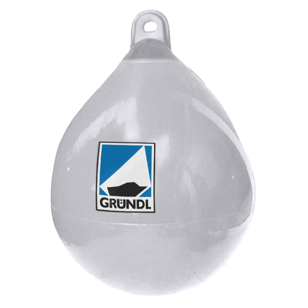 Majoni Gründl Kugelfender Weiß 550 mmØ , Länge 730 mm