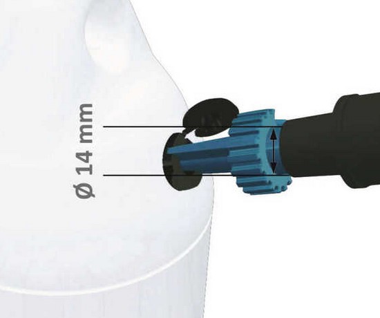 Plastimo Adapter dm 14mm für Fender Ventil Plastimo Adapter dm 14mm für Fender Ventil