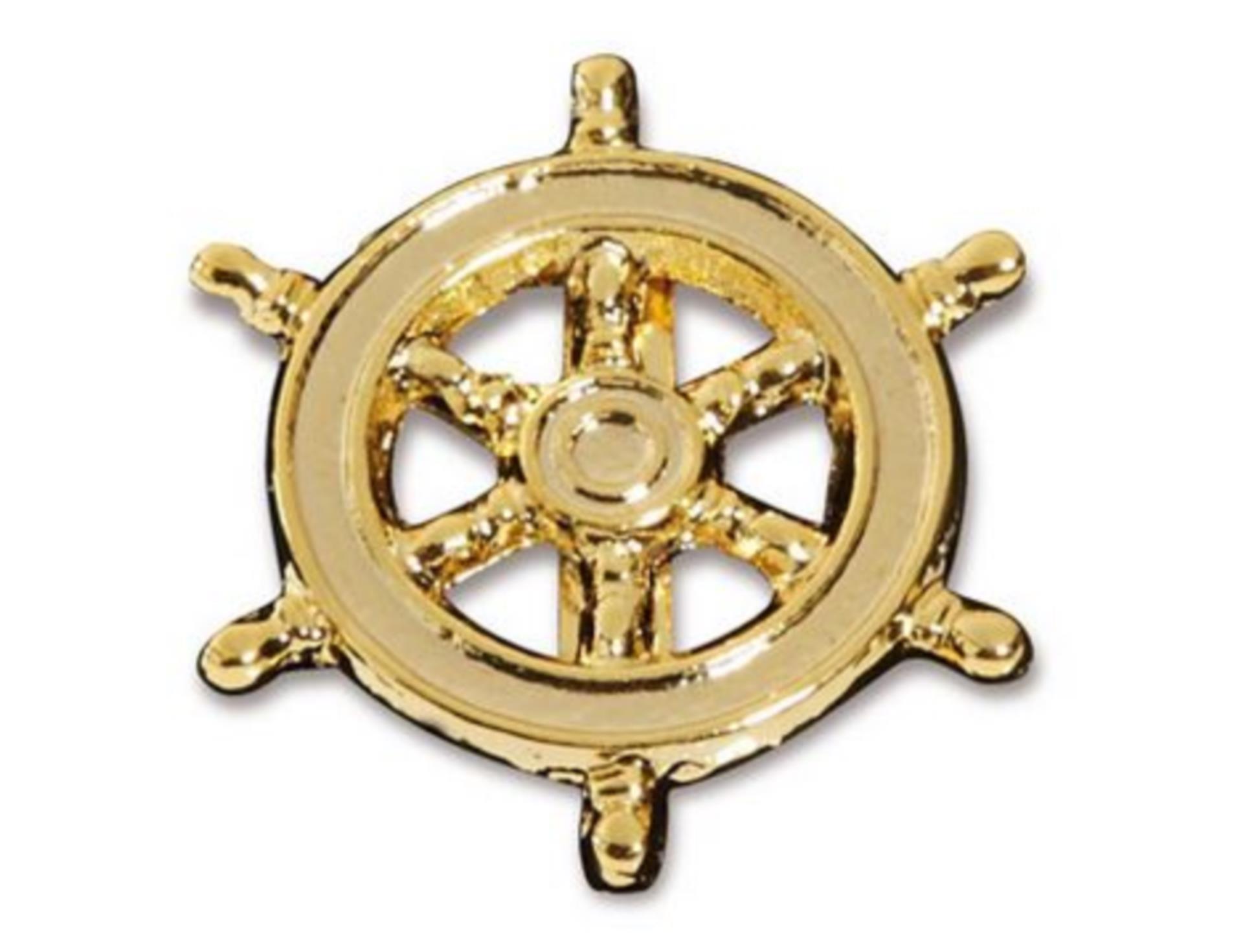 Modas Anstecknadel Steuerrad für Elbsegler