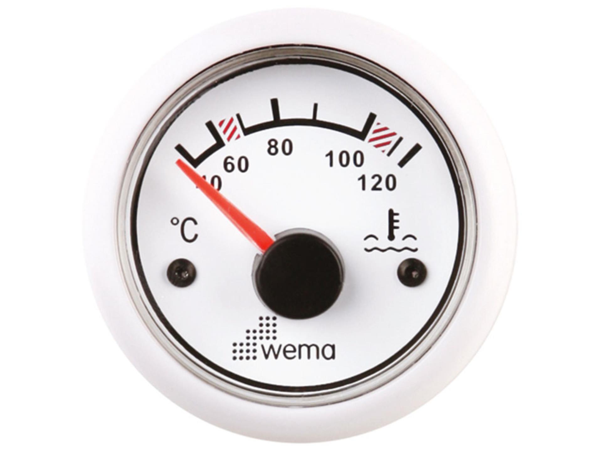 Wema Wassertemperatur, weiß