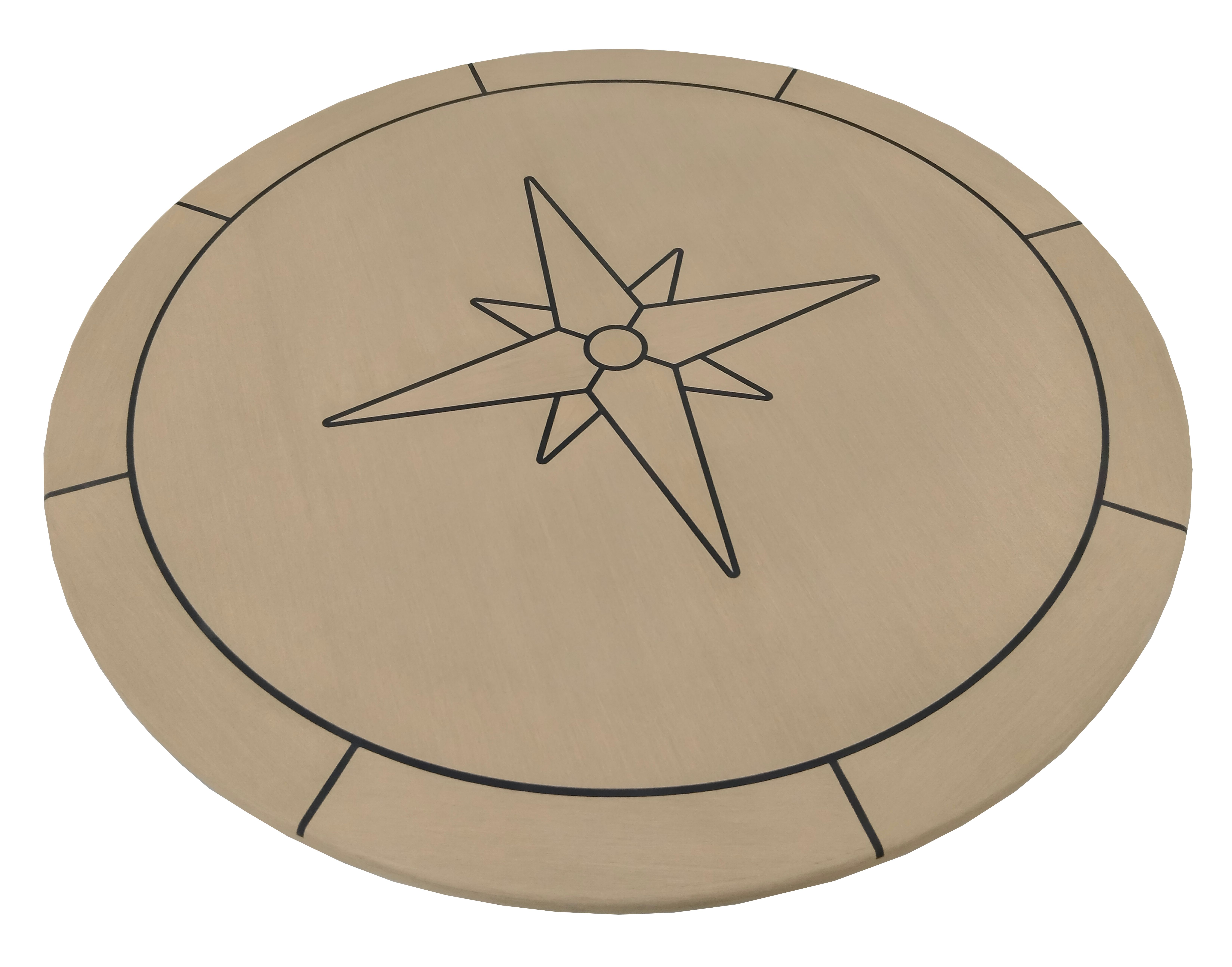 Talamex Eco Teak Tischplatte Circle, 65 cmØ