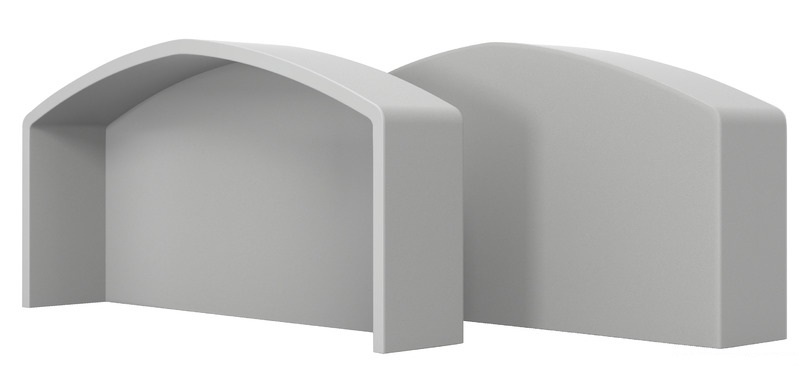 Osculati Endstück für Scheuerleiste QBE 65 Fenderprofil