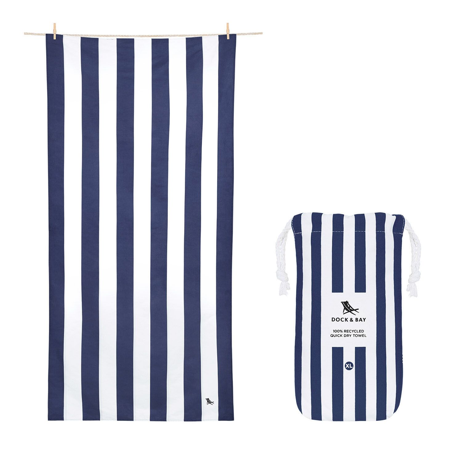 ARC Marine Dock and Bay Strandtuch Cabana Whitsunday Blue XL
